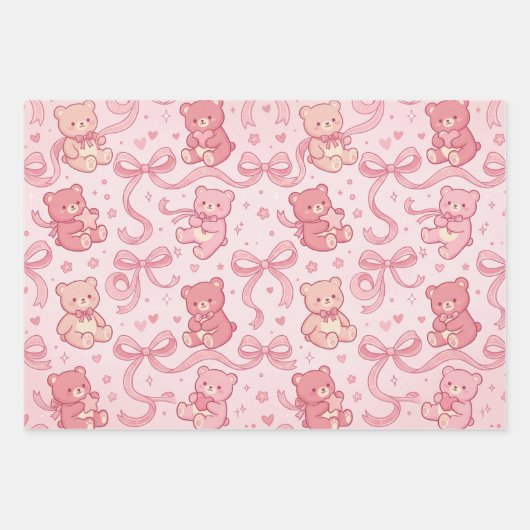 Leuk trendy inpakpapier vel (Voorkant)