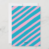 Leuk trendy kerstfeest Save the Date Feestdagenkaart (Achterkant)