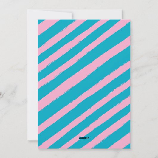 Leuk trendy kerstfeest Save the Date Feestdagenkaart (Achterkant)