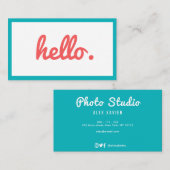 leuk trendy kleurrijk Visitekaartje (Voorkant / Achterkant)