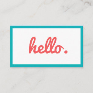 leuk trendy kleurrijk Visitekaartje