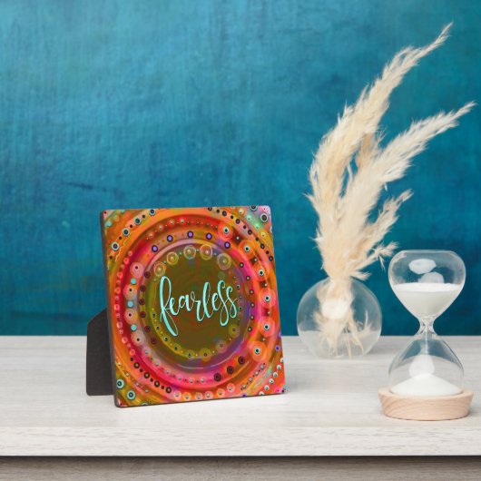 Leuk Trendy Modern Onbevreesd Kleurrijk Fotoplaat (Insitu)