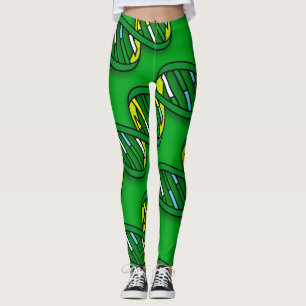Leuk trendy wetenschap DNA abstract patroon Leggings