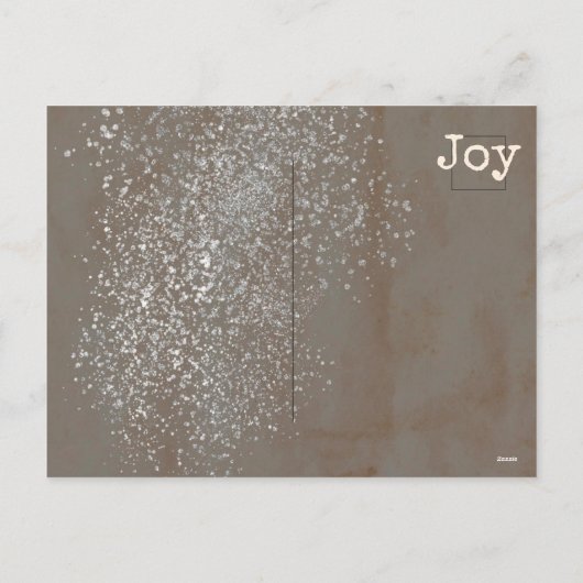 Leuk! Trio van kaarsen waterverf glans Feestdagenkaart (Achterkant)