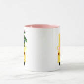 Leuk Tropisch Kerstboom Boerderij met Flamingo Mok (Midden)