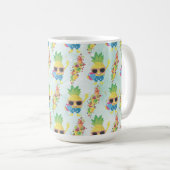 Leuk Tropisch Patroon Koffiemok (Voorkant rechts)