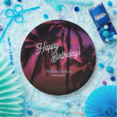 Leuk Tropisch Sunset Luau Verjaardagsfeest Papieren Bordje (Feest)