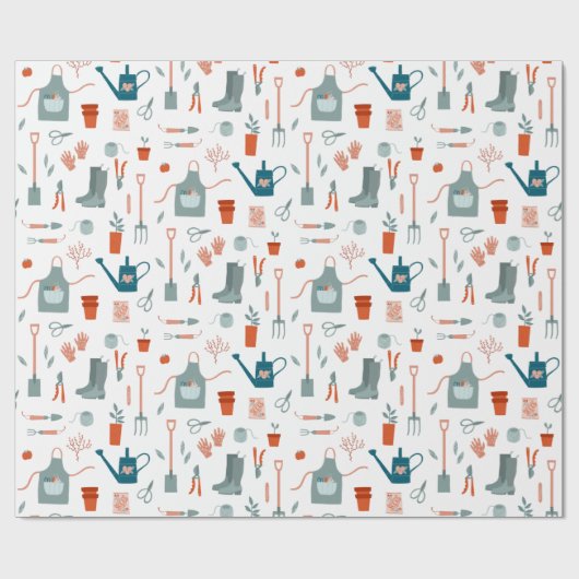 Leuk tuinieren cadeaupapier (Vlak)