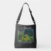 Leuk tuinieren gezegde bloementuin madeliefjes kos crossbody tas (Voorkant)
