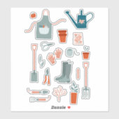 Leuk tuinieren sticker (Vel)