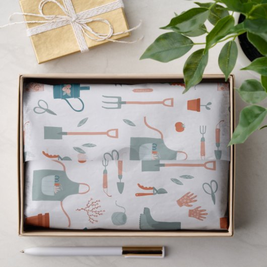 Leuk tuinieren tissuepapier (Geschenk)