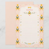 Leuk Tulpen Briefpapier (Voorkant / Achterkant)