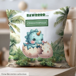 Leuk Uitkomen Binnenkort Baby Dinosaurus Baby Kuss Kussen