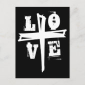 leuk, uniek CROSS en LOVE | Briefkaart (Voorkant)