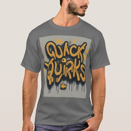 Leuk & Uniek Duck Design T-shirt voor alle leeftij (Voorkant)