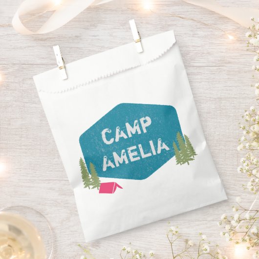 Leuk Uniek gepersonaliseerd Camp Verjaardagsfeest  Bedankzakje (Geknipt)