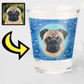 Leuk Uniek Uw Huisdier Hond Puppy Custom Foto Shot Glas