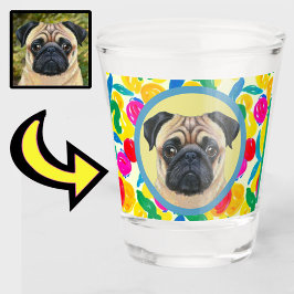 Leuk Uniek Uw Huisdier Hond Puppy Custom Foto Shot Glas