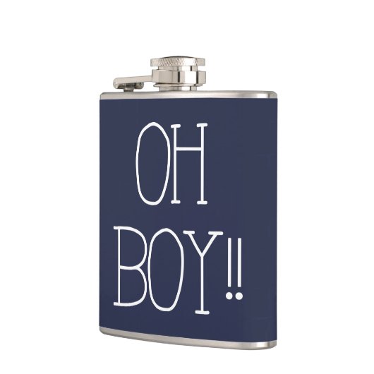 leuk, vaag wit OH BOY! | Heupfles (Links)