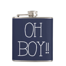 leuk, vaag wit OH BOY! | Heupfles