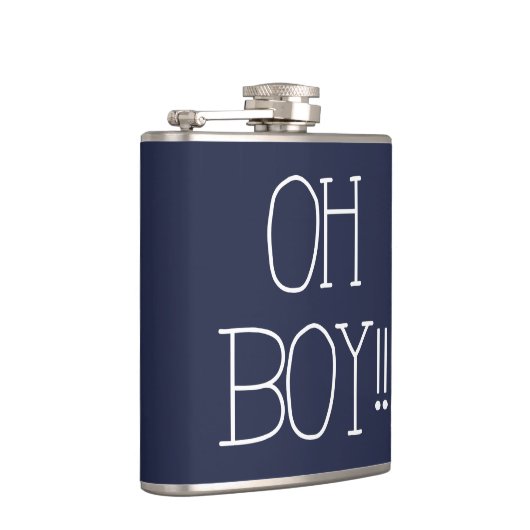 leuk, vaag wit OH BOY! | Heupfles (Rechts)