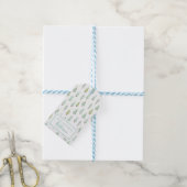 Leuk vakantieboompatroon cadeaulabel (Met Touw)