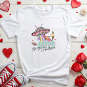 Leuk Valentijn Shirt, Jongens gaan naar Jupiter T-shirt