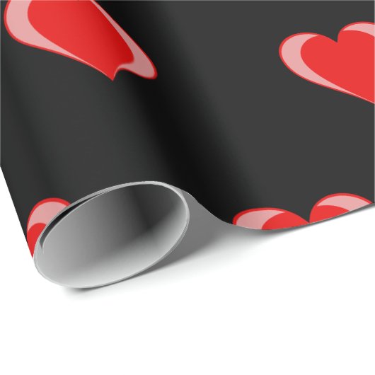 Leuk Valentijnsdag hartpatroon Cadeaupapier (Rol Hoek)