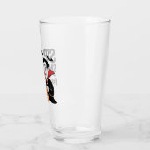 Leuk Vampier-thema Halloween ontwerp Glas (Links)