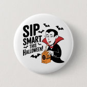 Leuk Vampier-thema Halloween ontwerp Ronde Button 5,7 Cm (Voorkant)