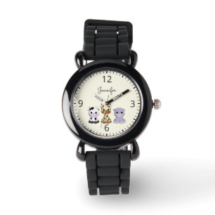Leuk van de hippocartoon van de koegiraf de naam horloge