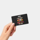 Leuk Varken Kip Koe BBQ Bbq Chef Koek Koken Badge (Handheld)