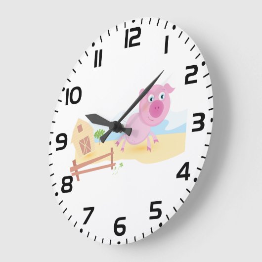 Leuk varken op Boerderij met schuur en hek Grote Klok (Hoek)