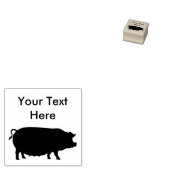 Leuk varken rubber stempels (Gestempeld)