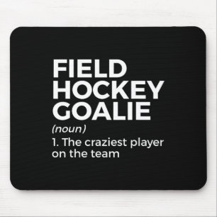Leuk veld Hockey Goalie Definitie Mannen Vrouwen Muismat
