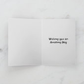 Leuk Verjaardag Wenskaart Kaart (Binnen)