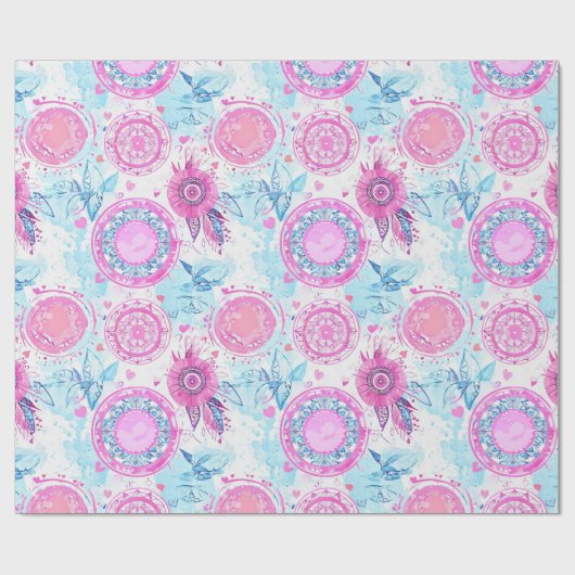 Leuk verjaardags inpakpapier (Vlak)