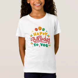 Leuk verjaardags T-shirt voor kinderen – Vier het 