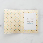 Leuk Verjaardagsbruin Beer Kaart (Binnen)