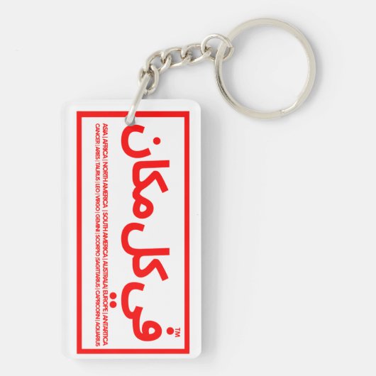 Leuk verjaardagscadeau sleutelhanger (achterkant)