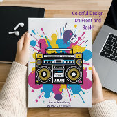 Leuk verjaardagsdans feest kleurrijke uitnodiging