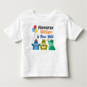 Leuk verjaardagsfeestje Hippo Kinder Shirts (Voorkant)