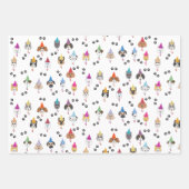 Leuk verjaardagsfeestje Honden patroon Inpakpapier Vel (Voorkant 2)