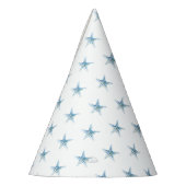 Leuk Verjaardagsfeestje Pet Blauwe Zeester Nautisc Feesthoedjes (Links)