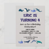 Leuk verjaardagsfeestje voor kinderen kaart (Voorkant / Achterkant)