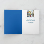 Leuk verjaardagsverblijf Jong in hart en nieren zo Feestdagen Kaart (Binnen)