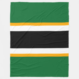 Leuk Vet Zwart Wit Geel Groen Racing Stripes Fleece Deken