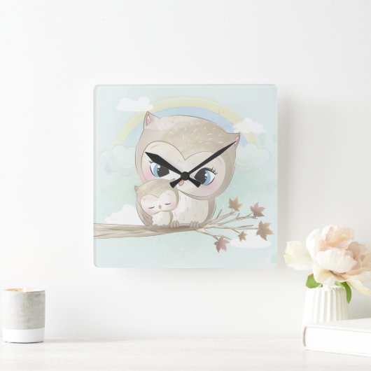 leuk vierkante klok (Huis)