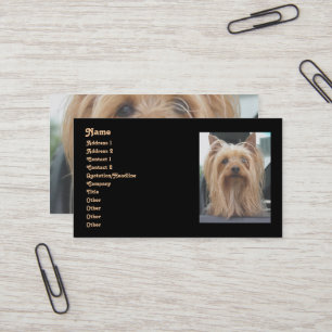 Leuk Visitekaartje Yorkie