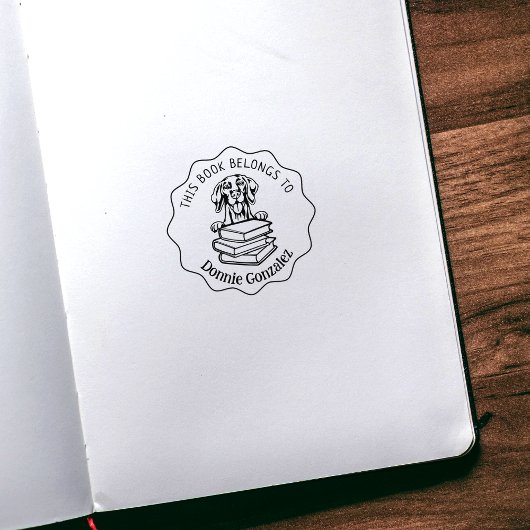 Leuk Vizsla Hond Boek Rubberstempel